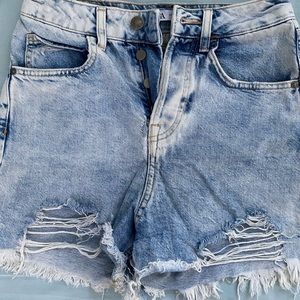 shorts jeans zara